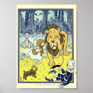 Dorothy och den Lejona Poster (Oz-guiden)