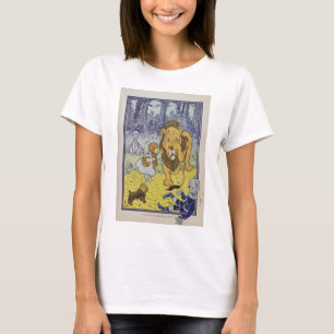 Dorothy och det fega lejont från Wizard of Oz Tee