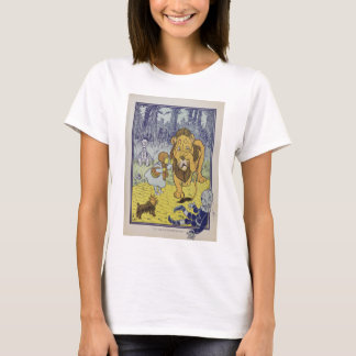 Dorothy och det fega lejont från Wizard of Oz Tee
