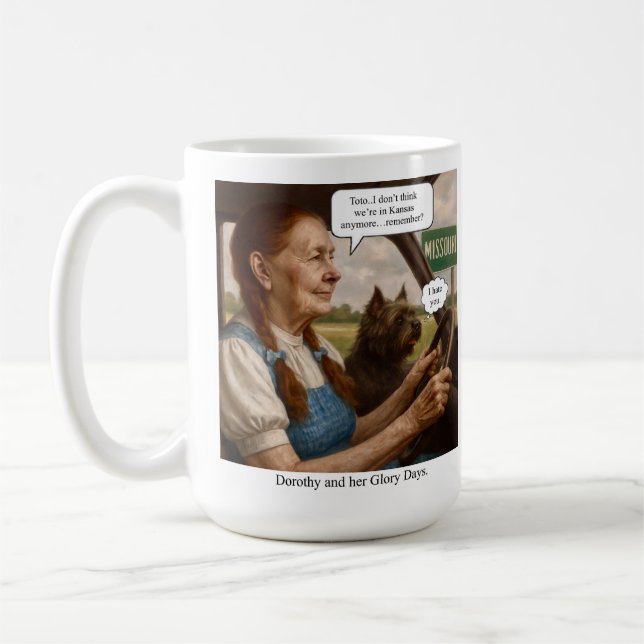 Dorothy och hennes storhetstid kaffemugg (Vänster)