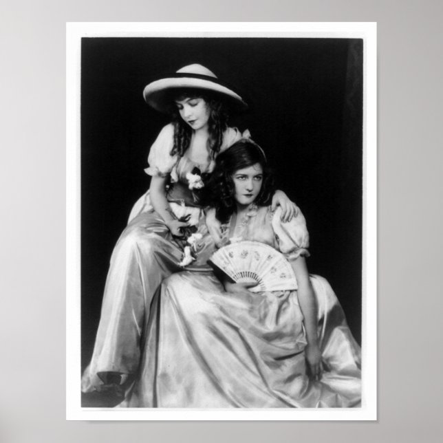 Dorothy och Lillian Gish Poster (Framsidan)