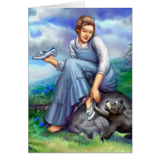 Dorothy och silvret skor OBS kort