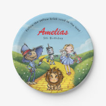 Dorothy och vänner Den gula tegelvägen födelsedag