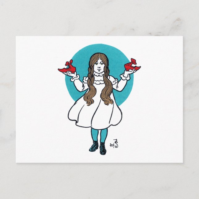 Dorothy: Oz underbara guide Vykort (Framsida)