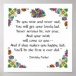 Dorothy Parker-offert Poster av SRF