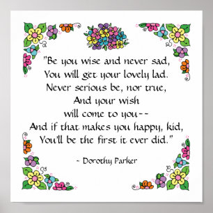 Dorothy Parker-offert Poster av SRF