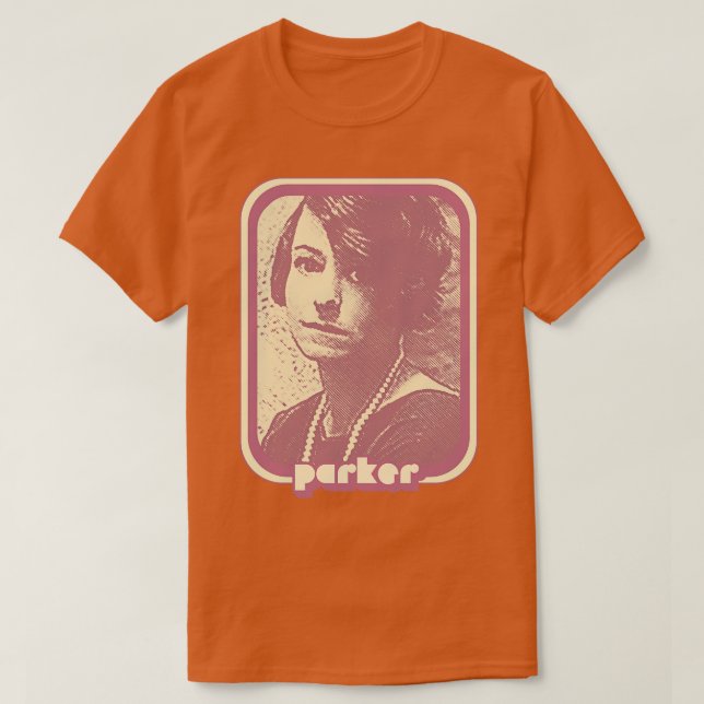 Dorothy Parker Retro Fläkt Art Design T Shirt (Design framsida)