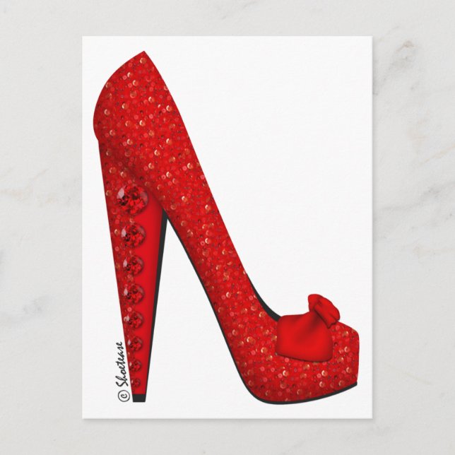 Dorothy Ruby Pump Vykort (Framsida)