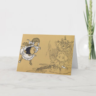 Dorothy smälter Wicked Witch Wizard of Oz Kort