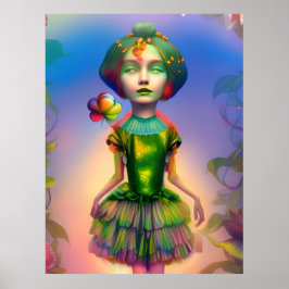 Dorothy som Lollipop Kid AI genererade fantasykons Poster