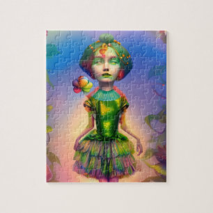 Dorothy som Lollipop Kid AI genererade fantasykons Pussel