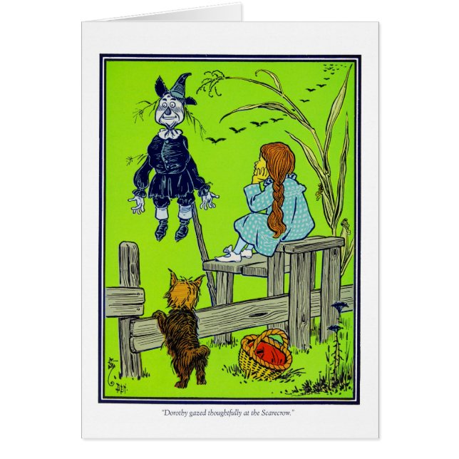 Dorothy stirrade Thoughtfully Hälsningskort (Framsidan)
