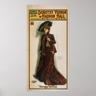 Dorothy Vernon~Haddon Hall~Teatrical Poster 1906