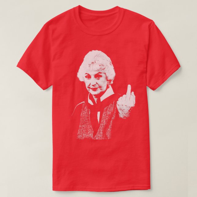 Dorothy Zbornak Mitten Finger T Shirt (Design framsida)