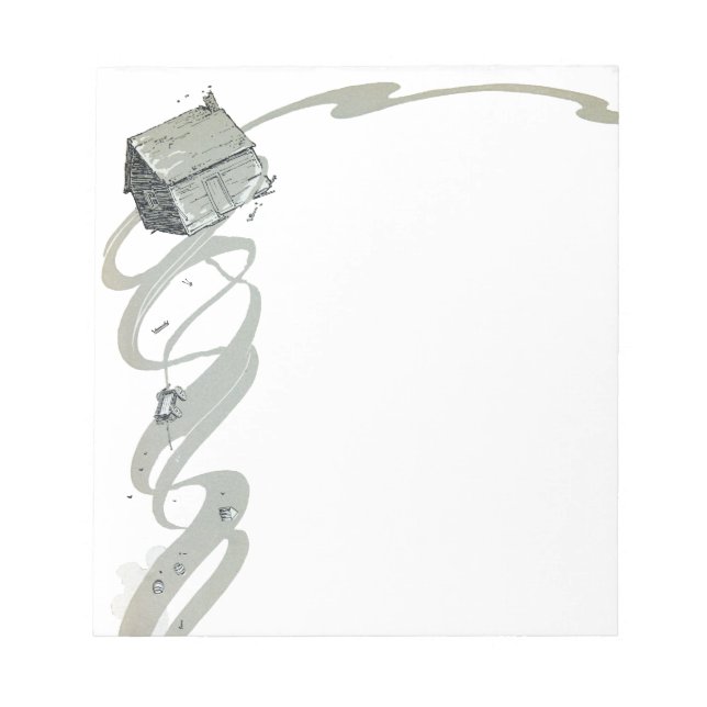 Dorothys hus - cyklonen anteckningsblock (Framsida)