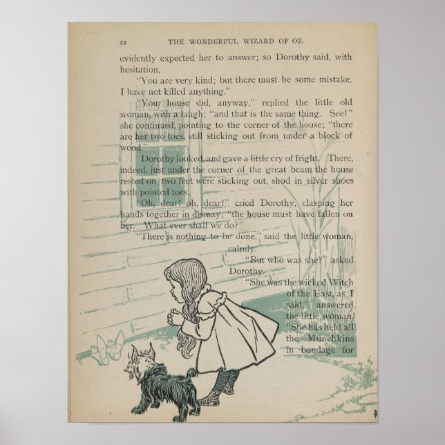 Dorothys hus Dödor Wicked Witch Poster (Framsidan)