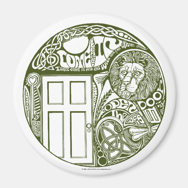 "Dörr 2 hjärta" - Magnet (Framsidan)