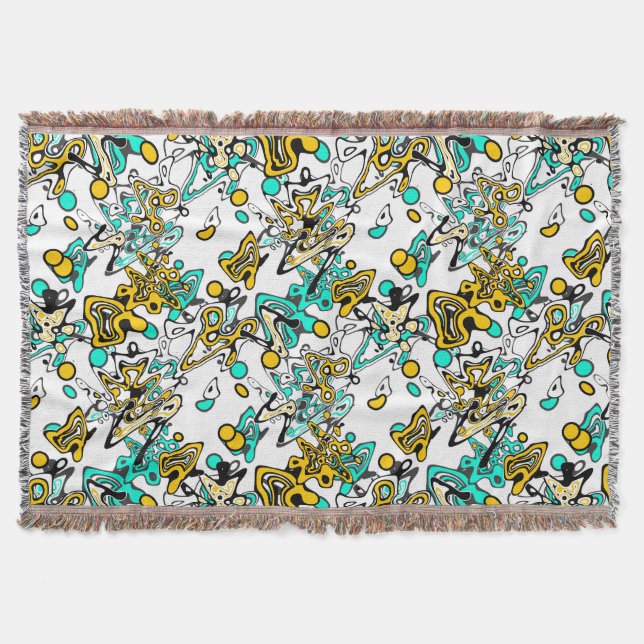 Dörr, abstrakt, kreativ filt (Framsidan)