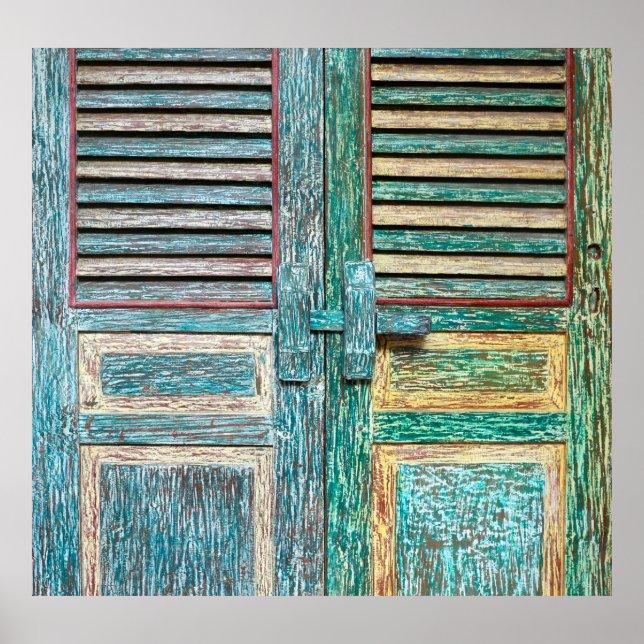 Dörr av vintage poster (Framsidan)