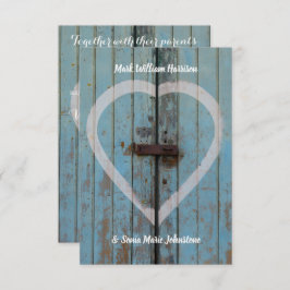 Dörr för Rustic land Inbjudningar