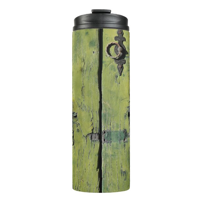 Dörr för slutet brunt trä på 2 paneler (Framsida)