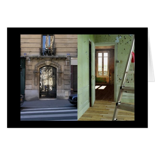 DÖRR - Hem till Duchamp Hälsningskort (Framsidan Horizontal)