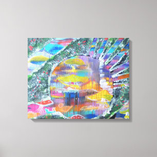 Dörr i Mushroom Land Canvastryck