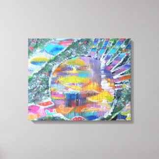 Dörr i Mushroom Land Canvastryck