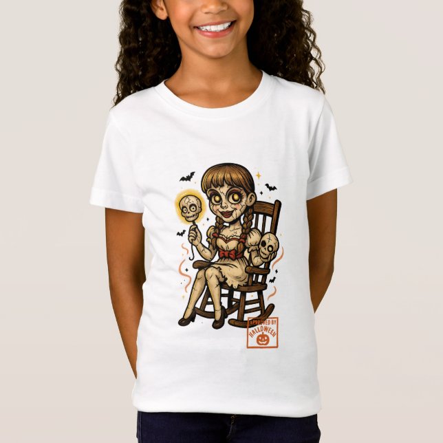 Dörr med fast topp - Creepy Cute Halloween T Shirt (Framsida)