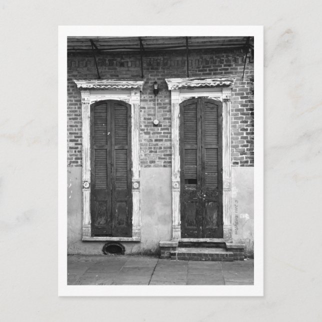 Dörr- och fönsterkort vykort (Framsida)