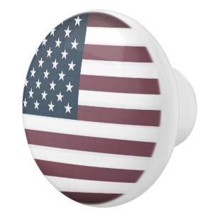 Dörr och lådknapp för amerikansk flagga knopp