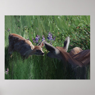 Dörr och papper utskrift poster