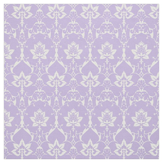 Dörr- Renaissance Damask, Lilac Tyg (Provkarta)