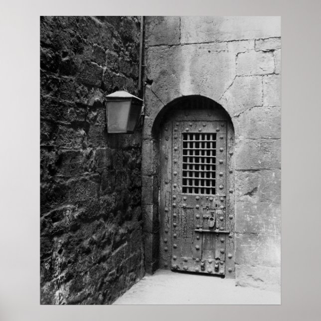 Dörr till fängelset i Newgate Poster (Framsidan)