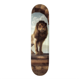 Dörr till lion'sens kungarike skateboard bräda 21,5 cm