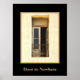 Dörr till Nowhere i Buenos Aires Poster