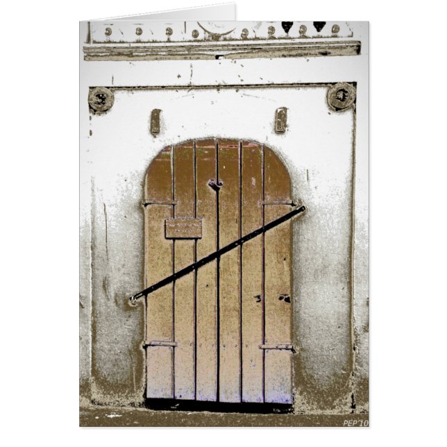 Dörrar #1 hälsningskort (Framsidan)