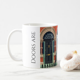 Dörrar Är Min Grej | Färgblock i Irland Kaffemugg