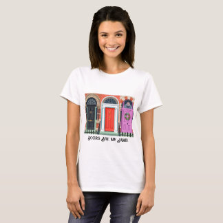 Dörrar Är Min Grej | Färgblockerade Georgianska Dö T Shirt