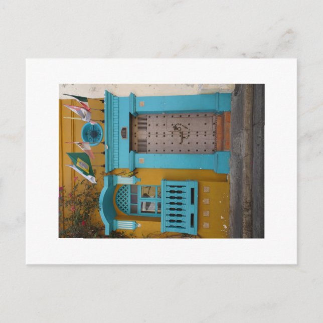 Dörrar av Cartagena, Colombia-1 Vykort (Framsida)