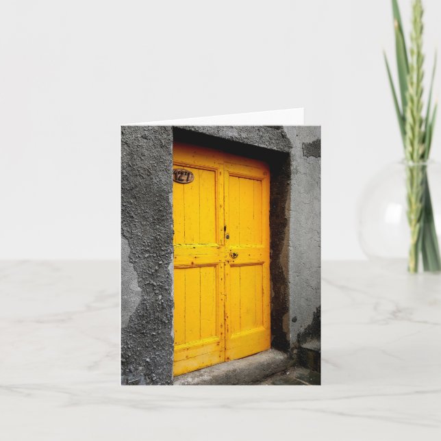 Dörrar av Cinquen Terre noterar kortet Kort (Framsida)