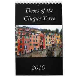 Dörrar av den Cinque Terre 2016 kalendern Kalender