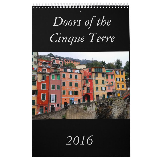 Dörrar av den Cinque Terre 2016 kalendern Kalender (Omslag)
