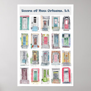 Dörrar av New Orleans Poster