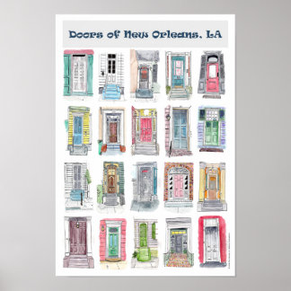 Dörrar av New Orleans Poster