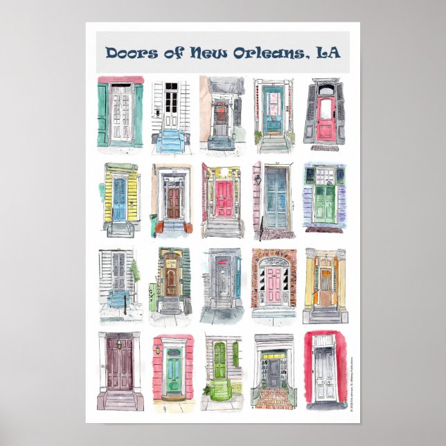 Dörrar av New Orleans Poster (Framsidan)