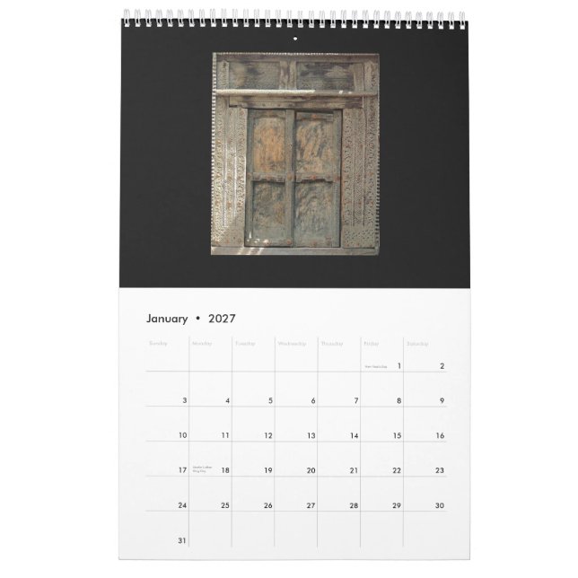 Dörrar Kalender (Jan 2027)