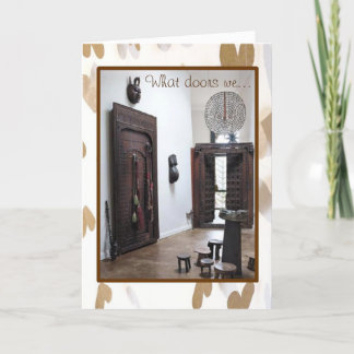 Dörrar på Äventyr/ A Valentindagskort Helgkort