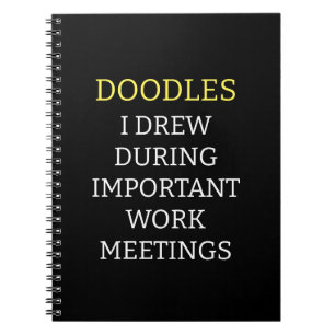 Dörrar som jag drömde under viktiga arbetsmöten anteckningsbok