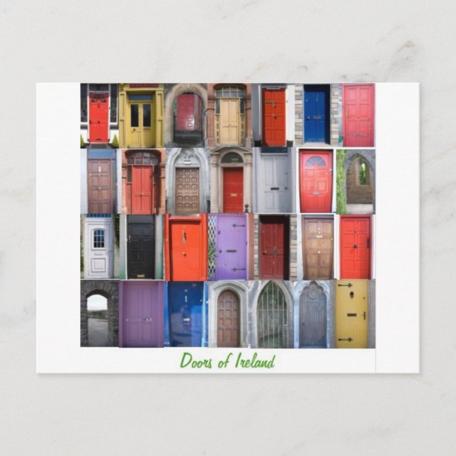 dörrarna till Irland Vykort (Framsida)